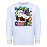 White ghost crusher Premium Sweatshirt - AdoDesignShop