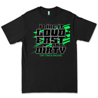 Black Dirt Modified Racing Apparel Sprint Car Dirt Track Racing Premium Tee - longCreatives