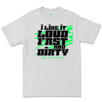 Dove Grey Dirt Modified Racing Apparel Sprint Car Dirt Track Racing Premium Tee - longCreatives