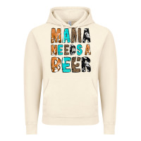 Vintage Artic Mama Needs a Beer Vintage Hoodie - CowCowDesign
