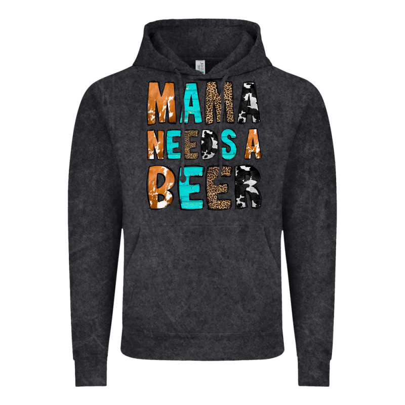 Mama Needs A Beer Vintage Hoodie by CowCowDesign | Teevron