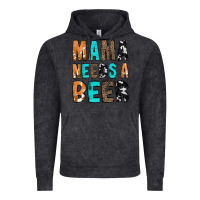 Vintage Black Mama Needs a Beer Vintage Hoodie - CowCowDesign