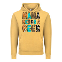 Vintage Mustard Mama Needs a Beer Vintage Hoodie - CowCowDesign
