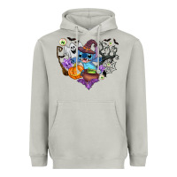 Moon Dust stitch heart halloween Heavyweight Hoodie - AdoDesignShop