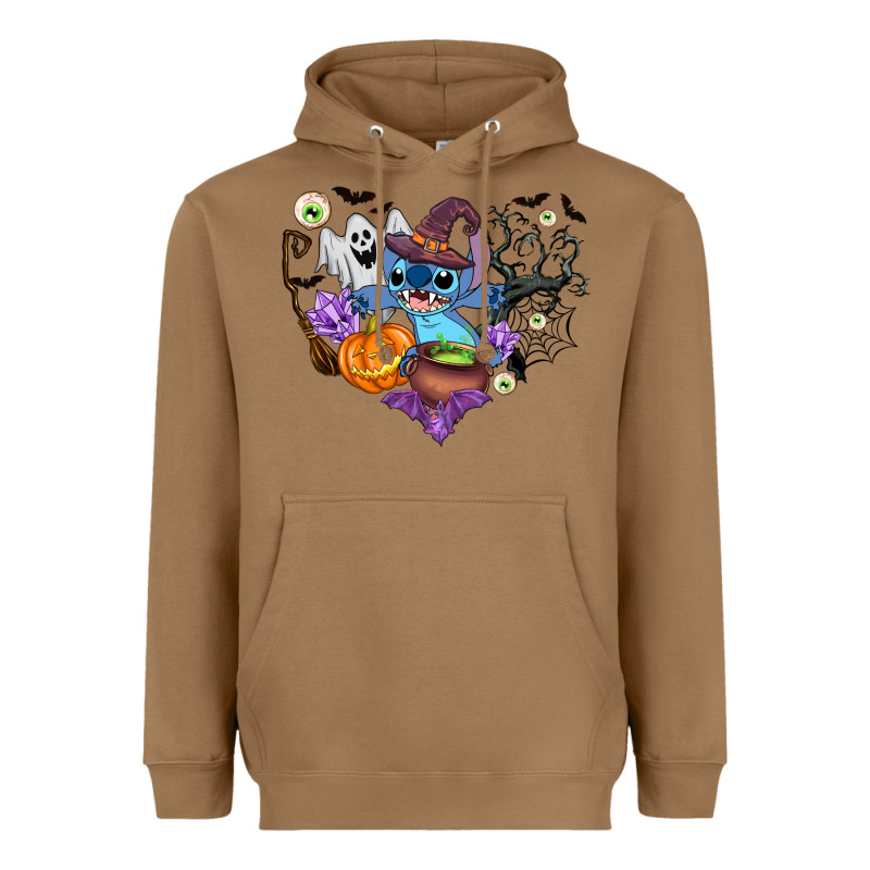 Stitch Heart Halloween Heavyweight Hoodie by AdoDesignShop | Teevron