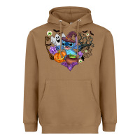 Toasted Coconut stitch heart halloween Heavyweight Hoodie - AdoDesignShop