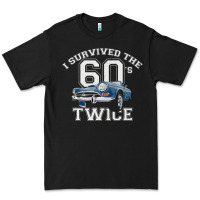 Black I Survived The Sixties Twice Classic Birthday Premium Tee - longCreatives