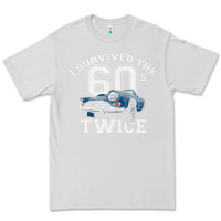Dove Grey I Survived The Sixties Twice Classic Birthday Premium Tee - longCreatives