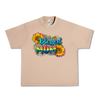 Burro Blessed mom Urban Heavy Tee - CowGirlArtShop