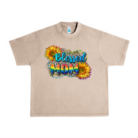 French Oak Blessed mom Urban Heavy Tee - CowGirlArtShop