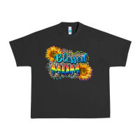 Pigment Black Blessed mom Urban Heavy Tee - CowGirlArtShop
