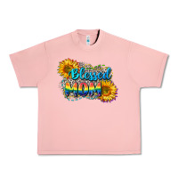 Salmon Blessed mom Urban Heavy Tee - CowGirlArtShop