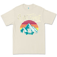 Bone Vintage Lake Tahoe Mountains Retro T Premium Tee - longCreatives