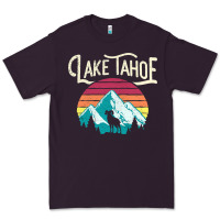 Plum Vintage Lake Tahoe Mountains Retro T Premium Tee - longCreatives