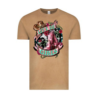 Vintage Camel Let's go Girl's Cowboy boots Vintage Tee - HowdyJamesFarm