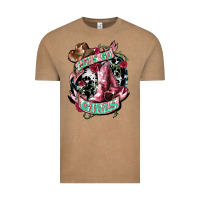 Vintage Coffee Let's go Girl's Cowboy boots Vintage Tee - HowdyJamesFarm