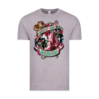 Vintage Zinc Let's go Girl's Cowboy boots Vintage Tee - HowdyJamesFarm
