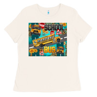 Bone school bus Ladies Tee - texasbilliewilder