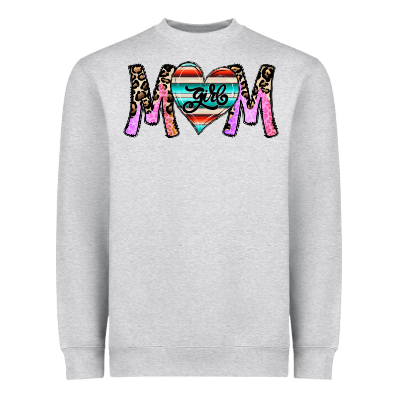 Girl Mom Heavyweight Sweatshirt by CowhideDigitalArt | Teevron