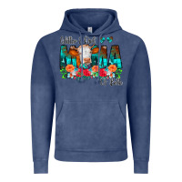 Vintage Denim Glitter Dirt Mama Of Both Cow Flowers Vintage Hoodie - CowCowDesign