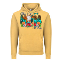 Vintage Mustard Glitter Dirt Mama Of Both Cow Flowers Vintage Hoodie - CowCowDesign