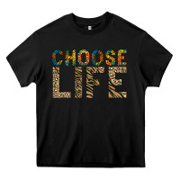 Black Choose life Heavy Core Tee - Bettercallsaul