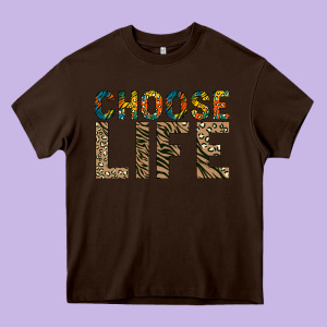 Choose Life Heavy Core Tee Designed By Bettercallsaul