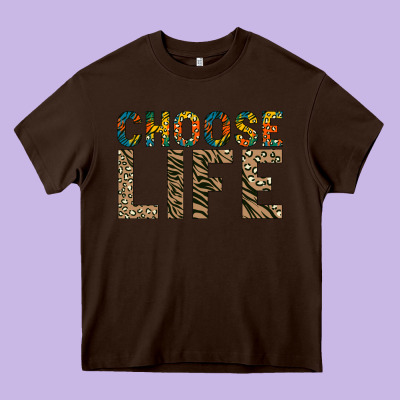 Choose Life Heavy Core Tee Designed By Bettercallsaul