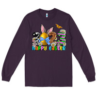Plum Easter Day 2023 Happy Easter Long Sleeve Tee - OliviaCreatesArt