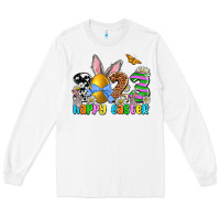 White Easter Day 2023 Happy Easter Long Sleeve Tee - OliviaCreatesArt