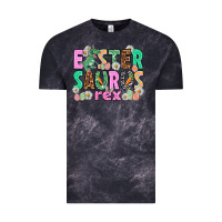 Cloud Black Easter Saurus Nurse Easter Day Vintage Tee - HowdyJamesFarm