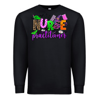 Black nurse practitioner Premium Sweatshirt - AdoDesignShop