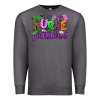 Charcoal Heather nurse practitioner Premium Sweatshirt - AdoDesignShop