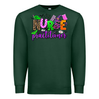 Sports Green nurse practitioner Premium Sweatshirt - AdoDesignShop