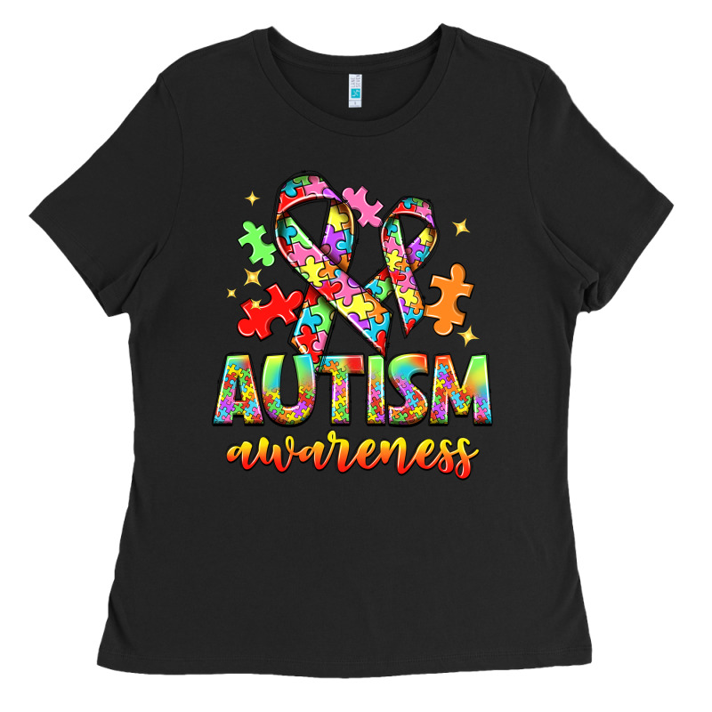 Autism Awareness Ladies Tee by NancyCooperArtShop | Teevron