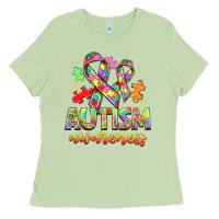 Matcha Autism Awareness Ladies Tee - NancyCooperArtShop