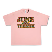 Salmon Juneteenth 1865 Urban Heavy Tee - HowdyJamesFarm