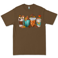 Cacao Thankful Coffee Cups Premium Tee - texasbilliewilder