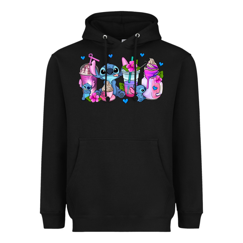 Stitch Coffee Cups Heavyweight Hoodie by AdoDesignShop | Teevron