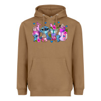 Toasted Coconut stitch coffee cups Heavyweight Hoodie - AdoDesignShop