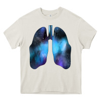Cream white lungs Heavy Core Tee - Bettercallsaul