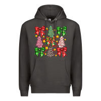 Smoke Christmas Cake Bow Premium Hoodie - CowhideDigitalArt
