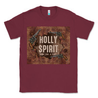 Burgundy holly spirit come like a flood Classic Tee - TumblerDesignByShophia