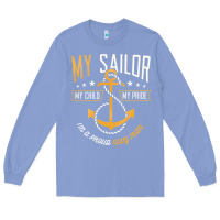 Colony Blue Proud Navy Mother for Moms of Sailors Proud Mom Navy Family Long Sleeve Tee - longCreatives