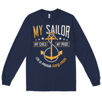Navy Proud Navy Mother for Moms of Sailors Proud Mom Navy Family Long Sleeve Tee - longCreatives