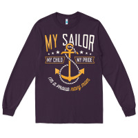 Proud Navy Mother For Moms Of Sailors Proud Mom Navy Family Long Sleeve Tee | Teevron