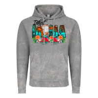 Cloud Rock Inked Mama Flowers Cow Vintage Hoodie - CowCowDesign