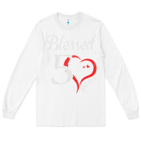White Vintage 50th Birthday Blessed By God For 50 Years Birthday Long Sleeve Tee - longCreatives