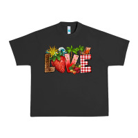 Pigment Black love strawberry Urban Heavy Tee - RanaPortraitStore