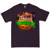 Plum Personalized Boy Halloween Candy Premium Tee - texasbilliewilder